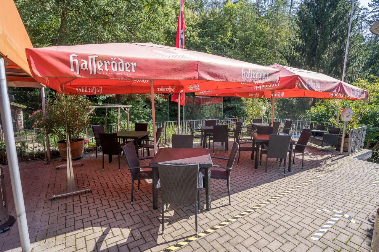 Waldgaststaette Sennhuette Hotel Bad Frankenhausen Exterior foto